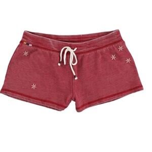 PJ Salvage Vintage Feels Embroidered Pajama Lounge Shorts Womens Medium